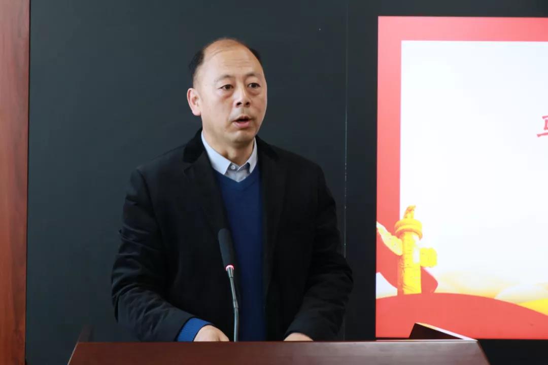 公司党总支书记徐德斌总结发言